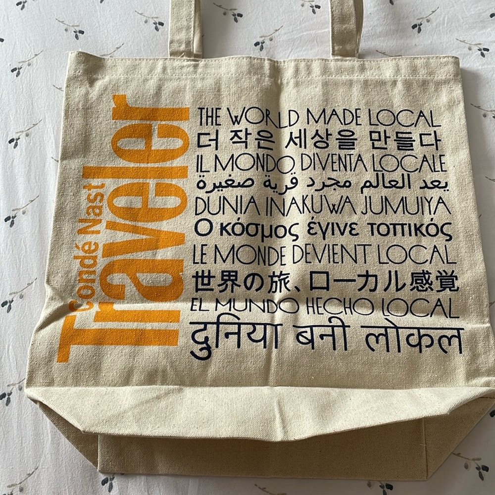 Condé Nast Traveler Canvas Tote Bag